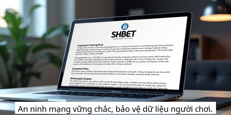 An ninh mạng vững chắc, bảo vệ dữ liệu người chơi.
