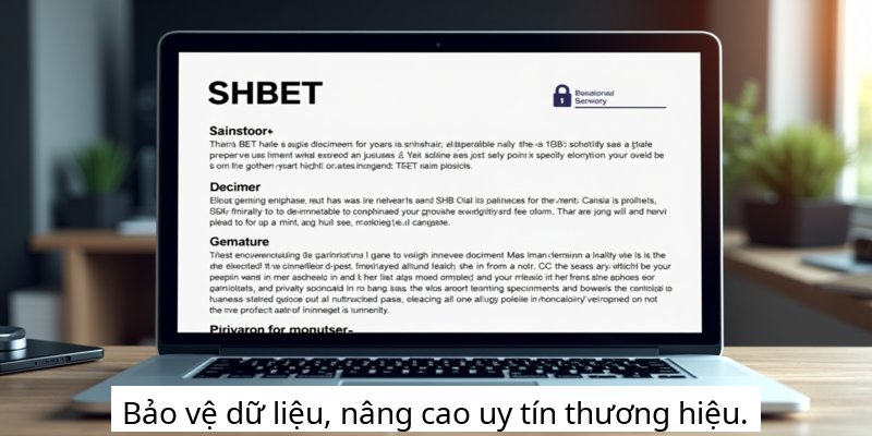 Bảo vệ dữ liệu, nâng cao uy tín thương hiệu.