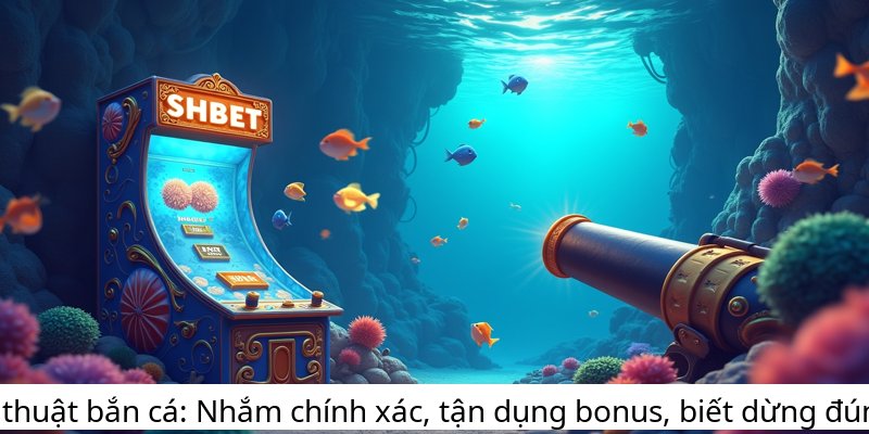 Chiến thuật bắn cá: Nhắm chính xác, tận dụng bonus, biết dừng đúng lúc.