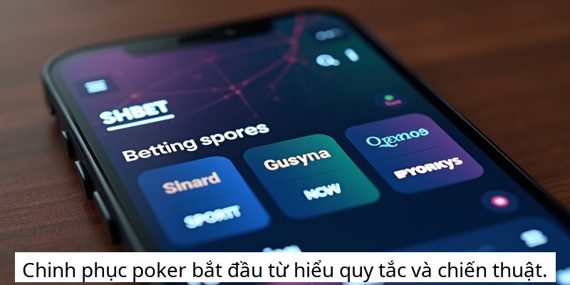 Chinh phục poker bắt đầu từ hiểu quy tắc và chiến thuật.