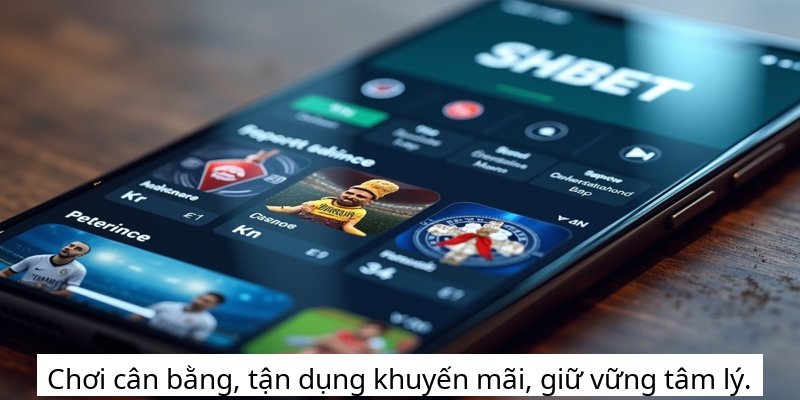 Chơi cân bằng, tận dụng khuyến mãi, giữ vững tâm lý.