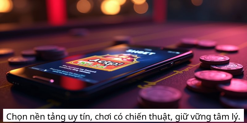 Chọn nền tảng uy tín, chơi có chiến thuật, giữ vững tâm lý.