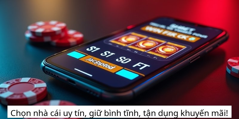 Chọn nhà cái uy tín, giữ bình tĩnh, tận dụng khuyến mãi!