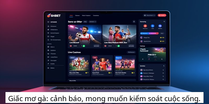 Giấc mơ gà: cảnh báo, mong muốn kiểm soát cuộc sống.