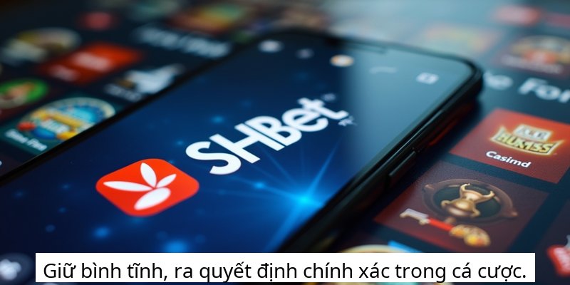 Giữ bình tĩnh, ra quyết định chính xác trong cá cược.