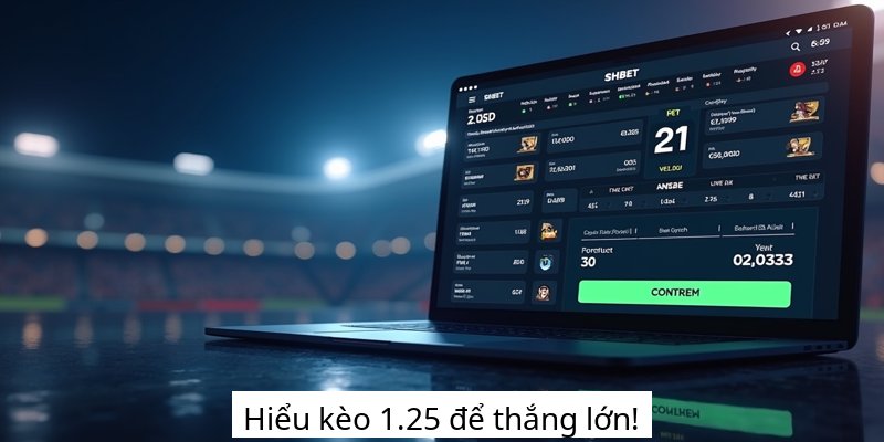 Hiểu kèo 1.25 để thắng lớn!