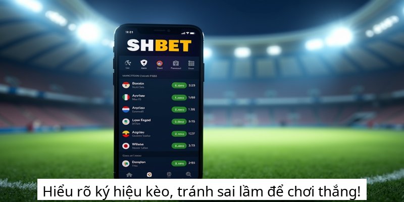 Hiểu rõ ký hiệu kèo, tránh sai lầm để chơi thắng!