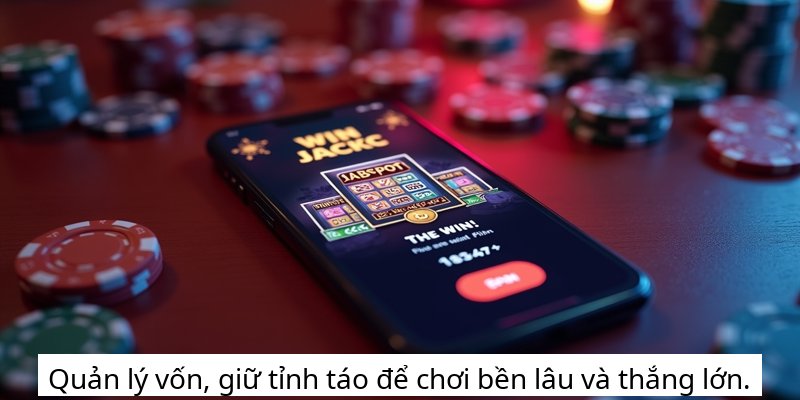 Quản lý vốn, giữ tỉnh táo để chơi bền lâu và thắng lớn.