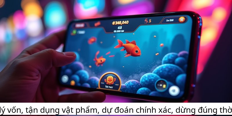 Quản lý vốn, tận dụng vật phẩm, dự đoán chính xác, dừng đúng thời điểm
