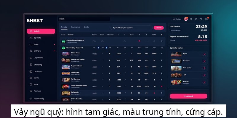 Vảy ngũ quỷ: hình tam giác, màu trung tính, cứng cáp.